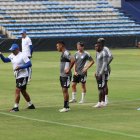 Entrenamiento de Emelec en estadio Capwell.