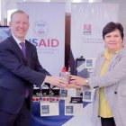 Soporte. La Embajada de Estados Unidos donó equipos para vigilar el Cototaxi.