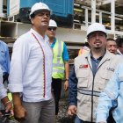 Napo. El 23 julio 2012, el presidente Rafael Correa acompó al entonces ministro Jorge Glas en la visita del proyecto hidroeléctrico Coca Codo Sinclair.