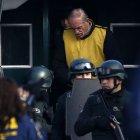 El exbrigadier chileno Miguel Krassnoff (c), en una fotografía de archivo.