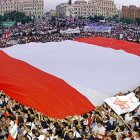 Foto referencial. La bandera de Perú desplegada