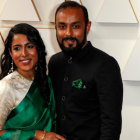 Fotografía de archivo, tomada el pasado 27 de marzo, en la que se registró a Rintu Thomas (i), cineasta india que fue nominada a mejor documental en los premios Óscar de 2021.