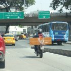 Este es el panorama habitual en las calles Quito y Julian Coronel.