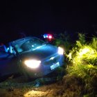 Sicariato. Así quedó el auto en el que viajaban los familiares de Carlos Kada, luego de la emboscada que sufrieron la noche del 04 de marzo de 2023.