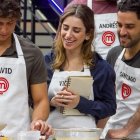 Victoria Patiño en el reality de cocina.