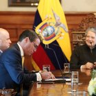 Gabinete. El presidente Lasso posesinó a los nuevos funcionarios este miércoles 8 de marzo de 2023.