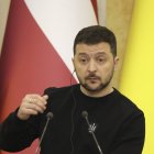 Imagen reciente del presidente de Ucrania, Volodimir Zelenski.