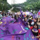 La marcha dio inicio a las 17:20.