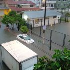 En la ciudadela El Cóndor, los estragos de la tormenta fueron evidentes.