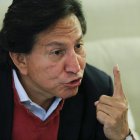 Fotografía  de archivo en la que se registró al expresidente de Perú Alejandro Toledo, durante una entrevista.