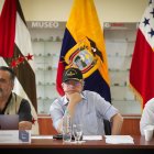 Visita. El monto se otorgará para llevar a cabo la infraestructura del bombeo de agua y evitar las inundaciones de la zona central de Chone.