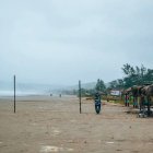 Curia. En esta playa surgió la confusión al ver las naves en la madrugada.