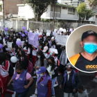 Decenas de estudiantes, de al menos dos colegios de Quito, caminaron hacia el colegio Dillon a exigir justicia cuando se conoció de la violación