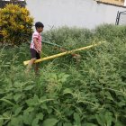 Situación. En la XIII etapa de la Alborada a los niños se les dificulta usar los juegos de los parques.