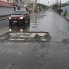 Bache ubicado en las calles El Oro y Dolores.