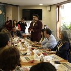 Saludo. A finales de febrero, Muñoz llamó a los concejales electos a una reunión para darles un saludo protocolar y hablar de temas de la ciudad.