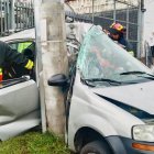 El percance vial ocurrió en El Condado, norte de la capital.