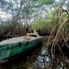 Tropas de Colombia incautan 3 semisumergibles para el transporte de clorhidrato de cocaína.