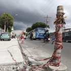 Espacio. Las vías que están casi listas son aprovechadas como parqueaderos de locales que quedarán al tope de los carriles exclusivos.