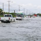 Así permanecen las rutas en Babahoyo. Unos días incluso hay más agua.