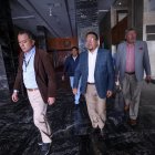 Silencio. Mientras todo sucede, el presidente de la Asamblea, Virgilio Saquicela, no ha hablado de su firma en el comunicado que dice que el juicio va.