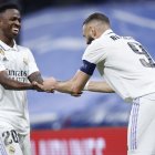 Vinícius Júnior fue clave para que el Real Madrid elimine al Liverpool en la Champions League.