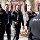 Autoridades del Barcelona de España durante una de las audiencias del trámite.