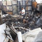 En el sitio aún se mantienen los escombros dejados por la tragedia