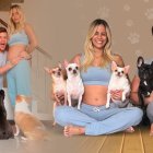 La pareja de esposos.