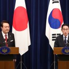 Kishida y Yoon se comprometieron a reforzar su cooperación bilateral en materia de seguridad y junto a Estados Unidos