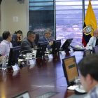 Reunión. La cita de trabajo fue en la ciudad de Cuenca, participaron representantes de la seguridad social.