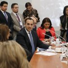 El canciller Juan Carlos Holguín compareció en esta semana en la Asamblea Nacional para explicar la fuga de la exministra.