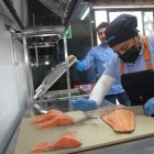 Presentación. El producto se vende en supermercados en porciones individuales a granel y empacadas o en fundas de libra.