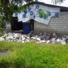 Puná. Una de las casas afectadas por el sismo.