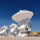 Chile. Antenas del Parque Astronómico del Llano de Chajnantor en el Atacama.