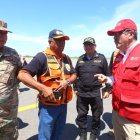 Las autoridades peruanas se encuentran en Tumbes evaluando los daños de las réplicas de los sismos registrados en Ecuador.