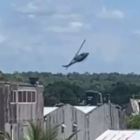 El helicóptero cumplía con labores de abastecimiento