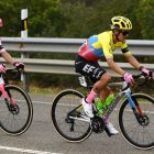 Richard Carapaz durante la jornada inicial de la Volta a Catalunya.