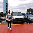 ionel Messi llegó a Buenos Aires para unirse a la selección albiceleste.