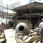 Situación. Al menos cuatro viviendas en este punto quedaron destruidas.