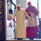 Imagen de archivo del difunto papa Benedicto XVI.