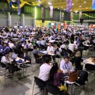 Evento.- El encuentro de empresarios en una macrorrueda en Colombia.