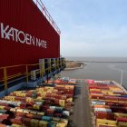 Comercio.- Las actividades comerciales en el puerto de Montevideo.