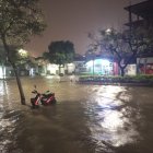 Así luce Urdesa. Completamente inundada.