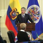 Imagen referencial para graficar este artículo. El Presidnete Guillermo Lasso participó el 20 de diciembre pasado en otra cita internacional.