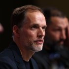 Munich (Germany), 25/03/2023.- New head coach of Bayern Munich Thomas Tuchel attends a press conference in Allianz Arena, Munich, Germany, 25 March 2023. FC Bayern has parted company with head coach Julian Nagelsmann. New head coach Thomas Tuchel will receive a contract until 30 June 2025 and will supervise squad training for the first time on 27 March. (Alemania) EFE/EPA/Anna Szilagyi