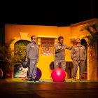 En la imagen, los artistas en una de sus actuaciones en el país.