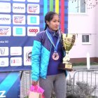 Magaly Bonilla obtuvo la medalla de bronce en la prueba desarrollada en Eslovaquia.