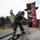 Perfil. Liliana Guamán lleva 19 años en el Cuerpo de Bomberos de Quito.