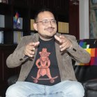 Fernando Cerón, presidente de la Casa de la Cultura Ecuatoriana, en entrevista con EXPRESO.